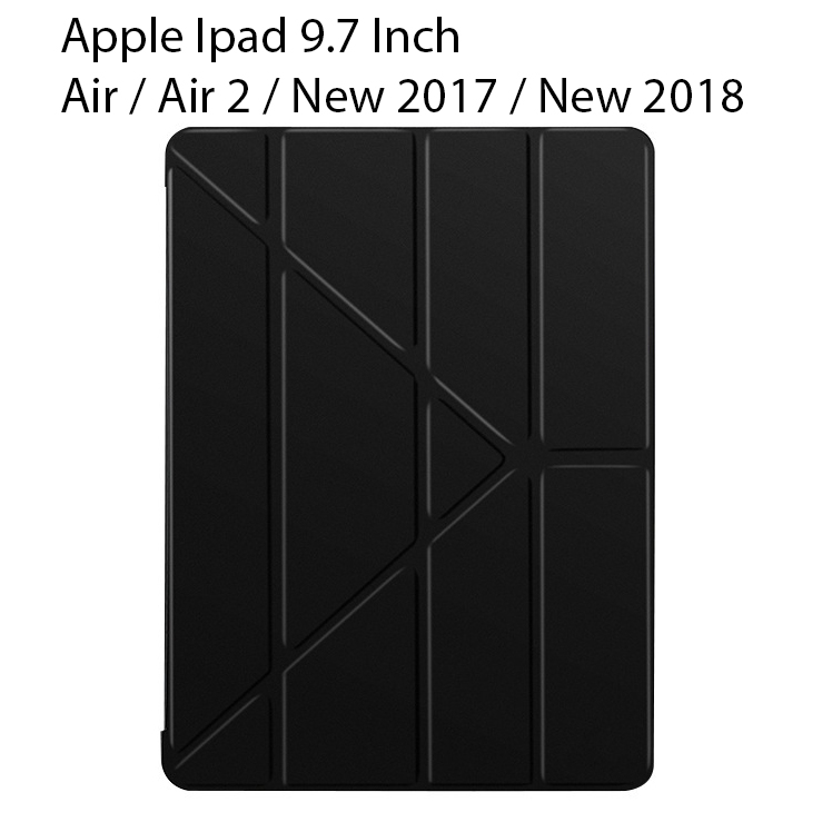 Bao Da Cover Cho Apple Ipad Air / Air 2 / Pro 9.7 / New 2017 / New 2018 Hỗ Trợ Smart Cover Gấp Chéo
