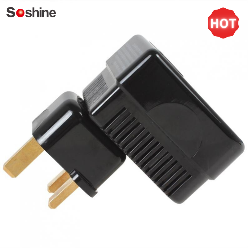 Soshine thực tế 4 trong 1 US / UK / EU / AU Universal 220 / 240V đến 110 / 120V Bộ chuyển đổi bộ chuyển đổi Bộ chuyển đổi Truyền màu cao: Chỉ túi