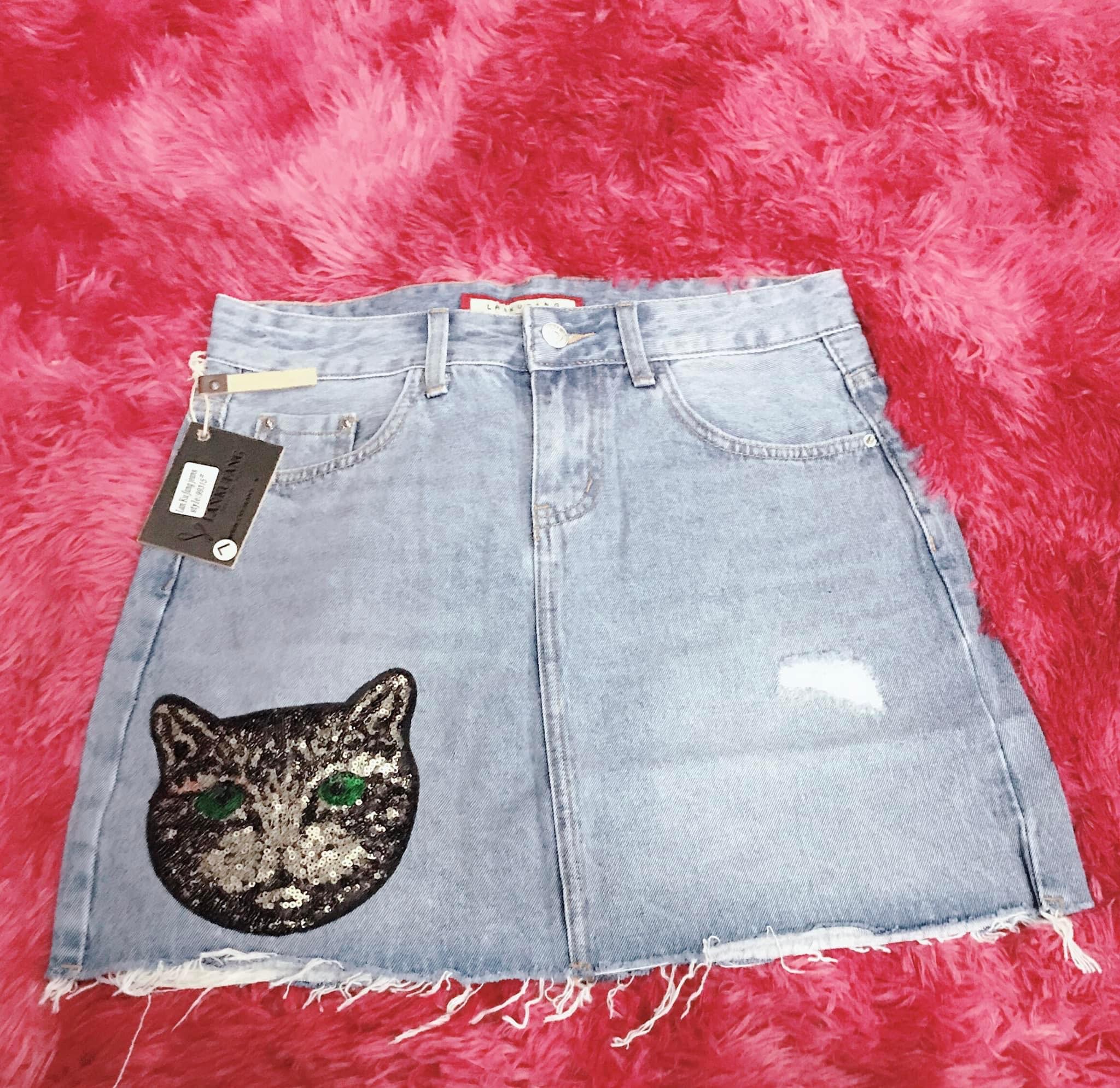 Chân váy jeans