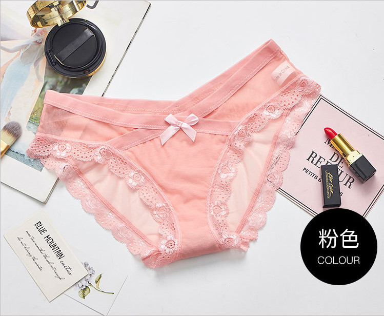 Combo 3 Quần lót ren lưới nữ gợi cảm cạp chéo sexy co giãn tốt thoải mái mát mẻ - Hàng nhập QC