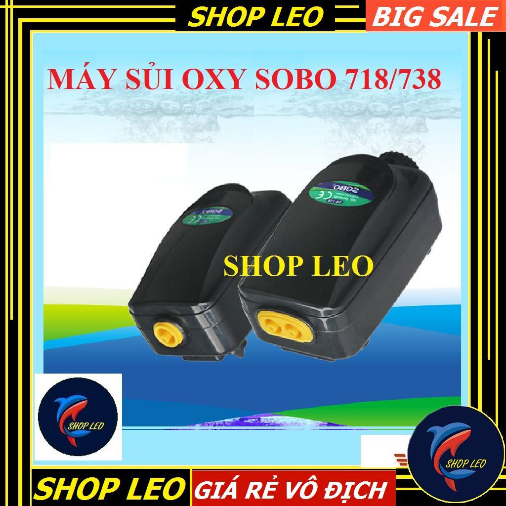 Máy sủi oxy SOBO 718/738 - sủi oxi hồ cá cảnh - phụ kiện cá cảnh - shopleo
