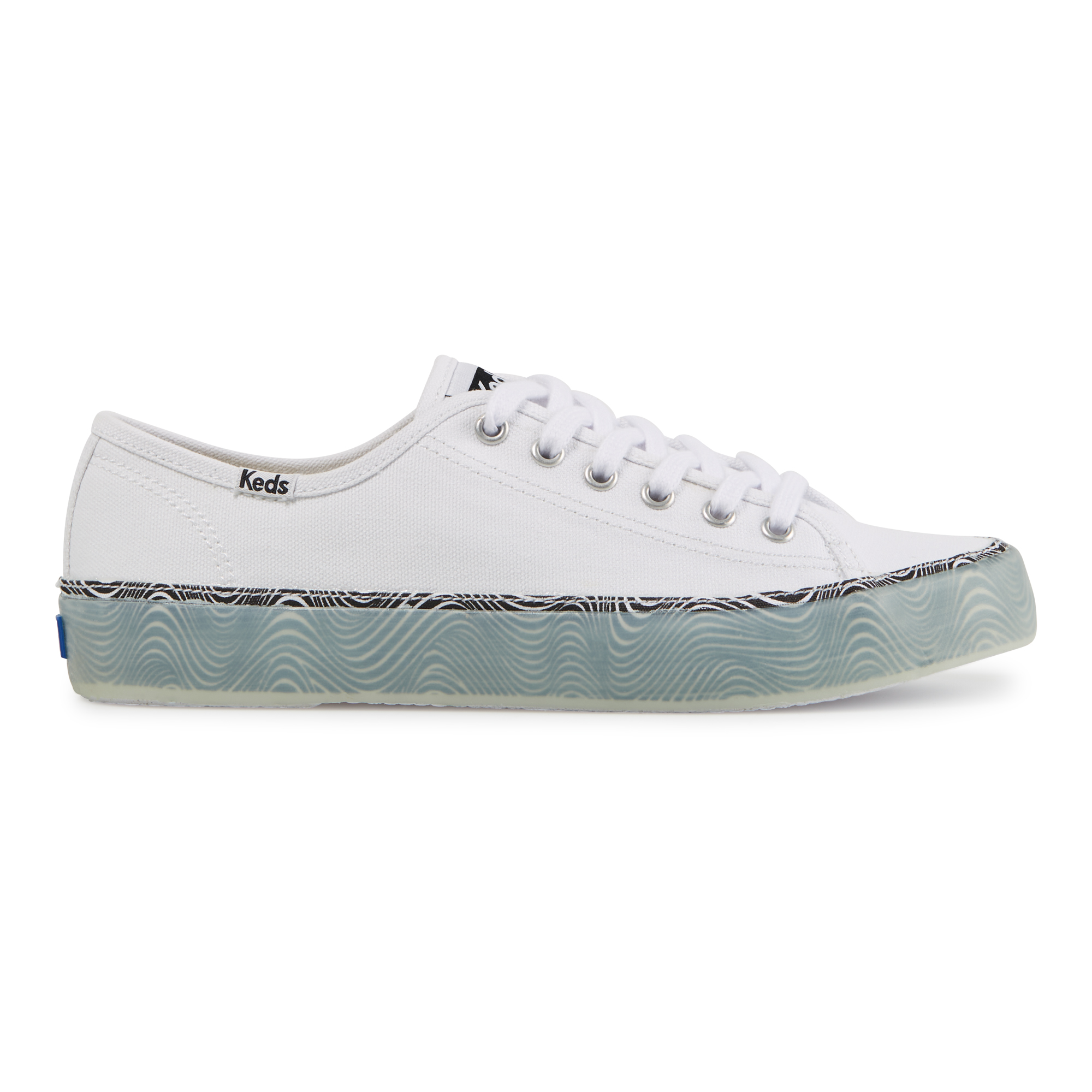 Giày Thể Thao Keds Nữ- Kickstart Canvas Trippy Print Foxing White- KD066338