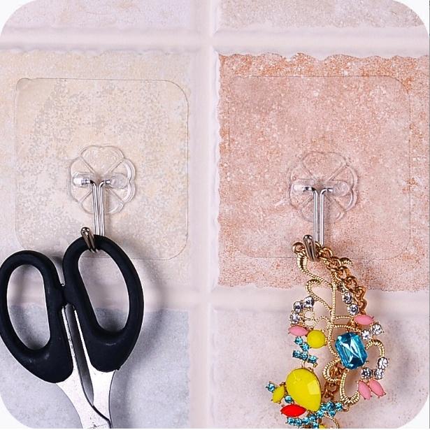 Sỉ 1000 Móc Dán Tường Trong Suốt Dán Tường Chịu Lực H001
