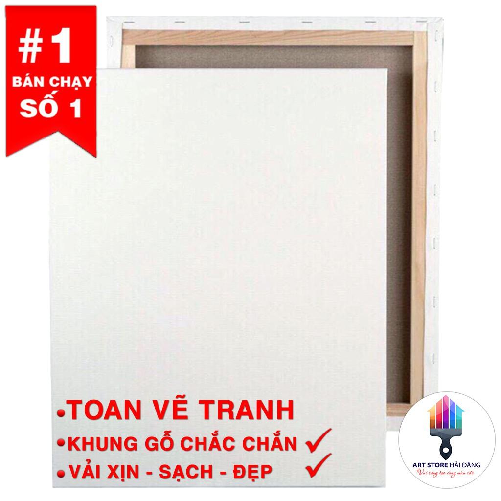 Toan vẽ tranh sơn dầu 30x40 &lt;3 toan vải dầy đẹp&lt;3 khung gỗ chắc chắc&lt;3 được các họa sĩ tin dùng (Khung Bố, Canvas )