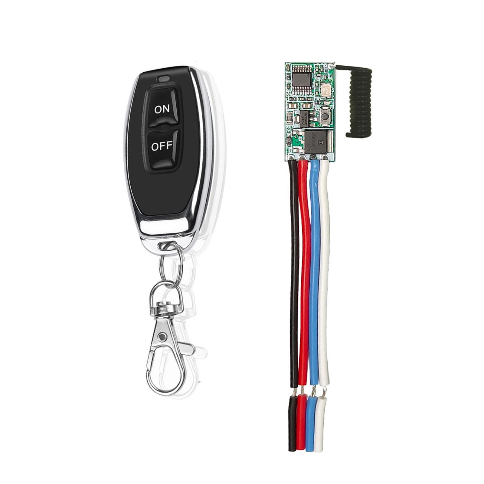 2 Set RF 433MHz 12V Mini Wireless Remote Control Switch  Receiver