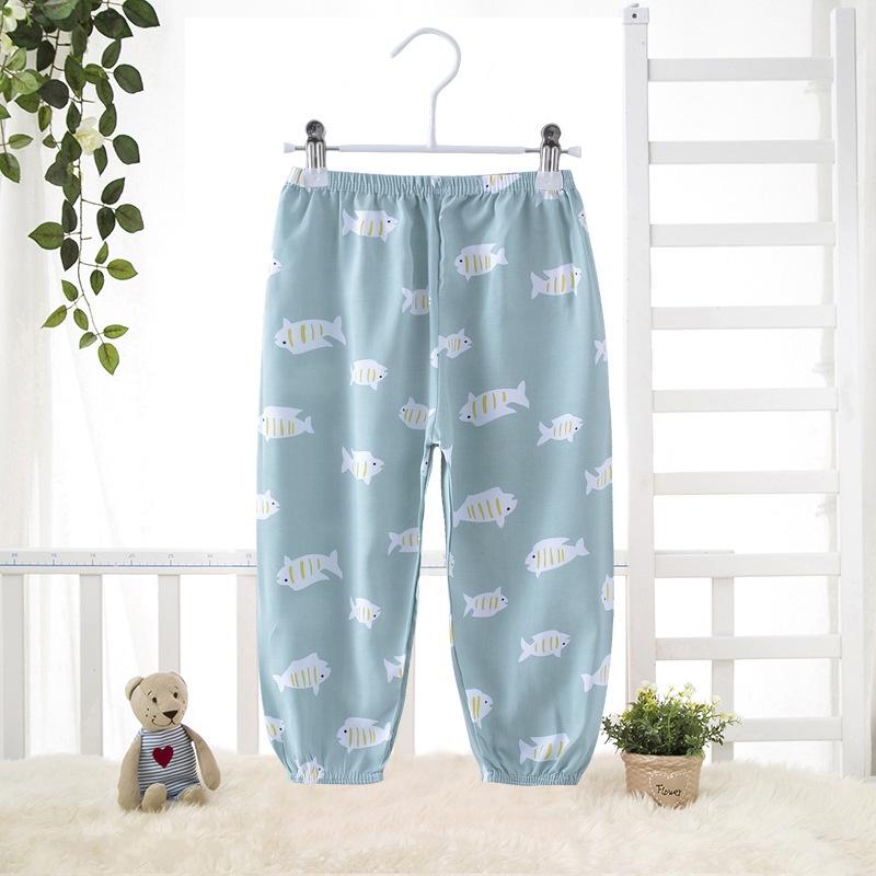 QTT1 Size120-150 Quần chống muỗi bé trai bé gái Thời trang trẻ Em hàng quảng châu