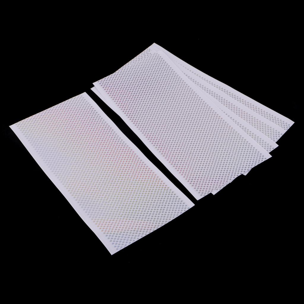 5pcs Waterproof Fishing Lure Scale Holographic Tape Fly Tying Materials S
