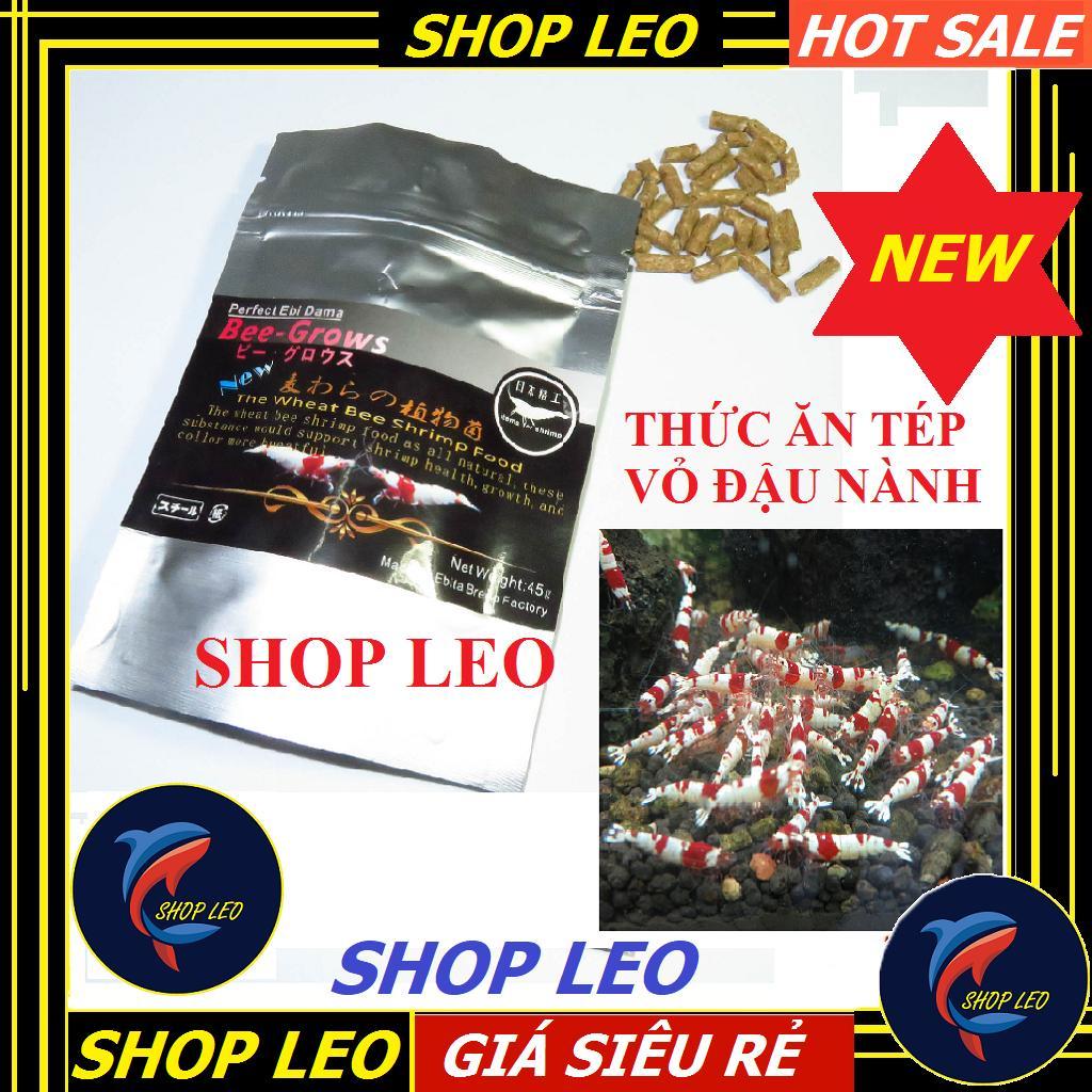 Thức ăn tép cảnh Bee Grows - Cám tép Nhật Bản - phụ kiện thủy sinh -Shopleo
