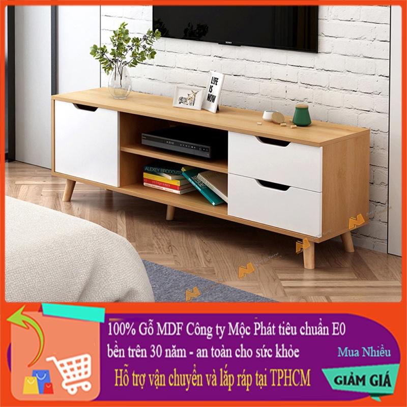 Made in VN Kệ Tivi - Bàn Trà Để Sàn Tiện Ích Hiện Đại gỗ mdf 17mm công ty Mộc Phát độ bền trên 30 năm AN030
