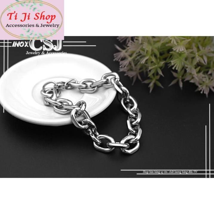 LẮC TAY NAM INOX NAM CHỮ CONG TO ĐẠI 10LY siêu đẹp, siêu ngầu