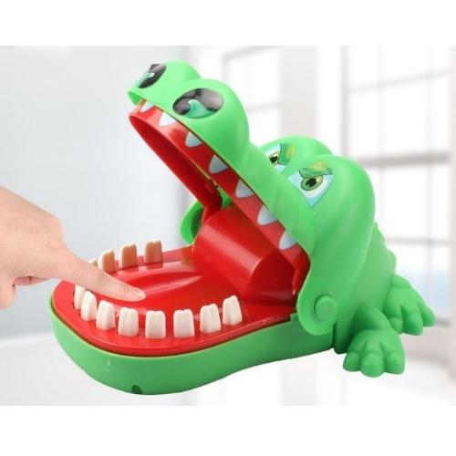 Đồ chơi cá sấu cắn tay loại to cho bé, đồ chơi giải trí khám răng cá sấu Crocodile Dentist