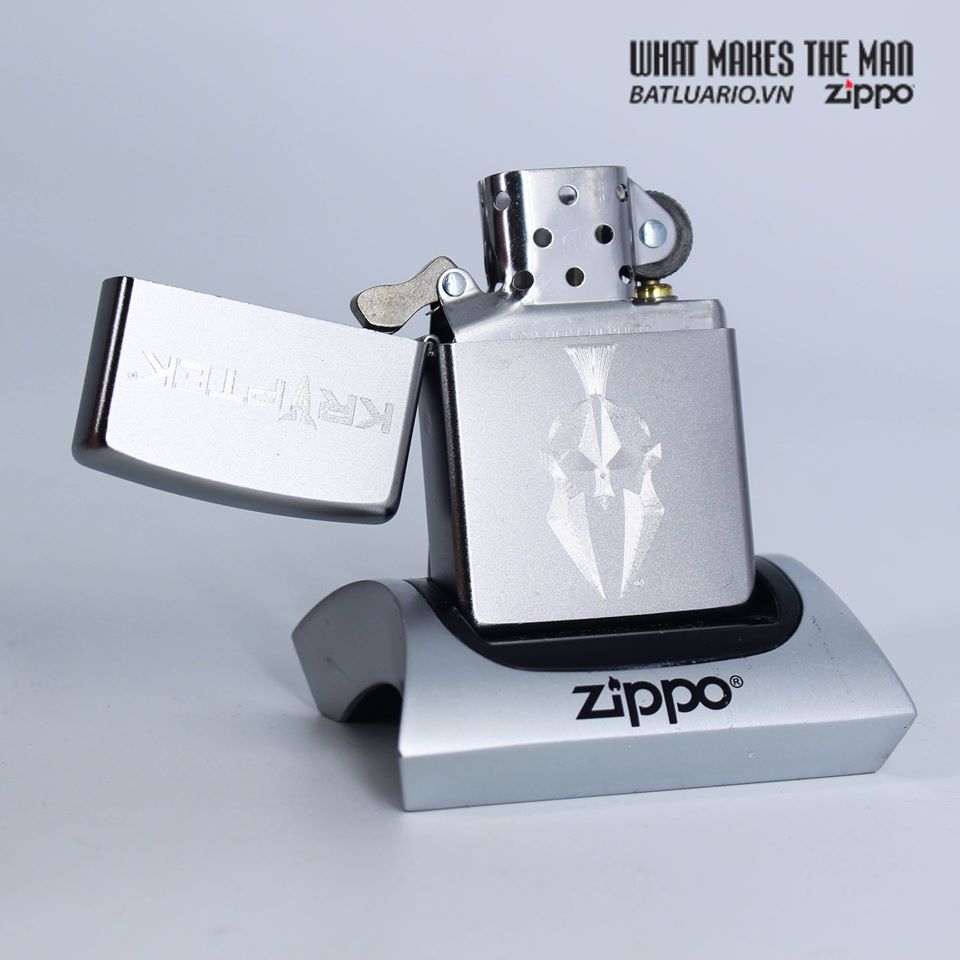 Bật Lửa Zippo 49177 – Zippo Kryptek Satin Chrome