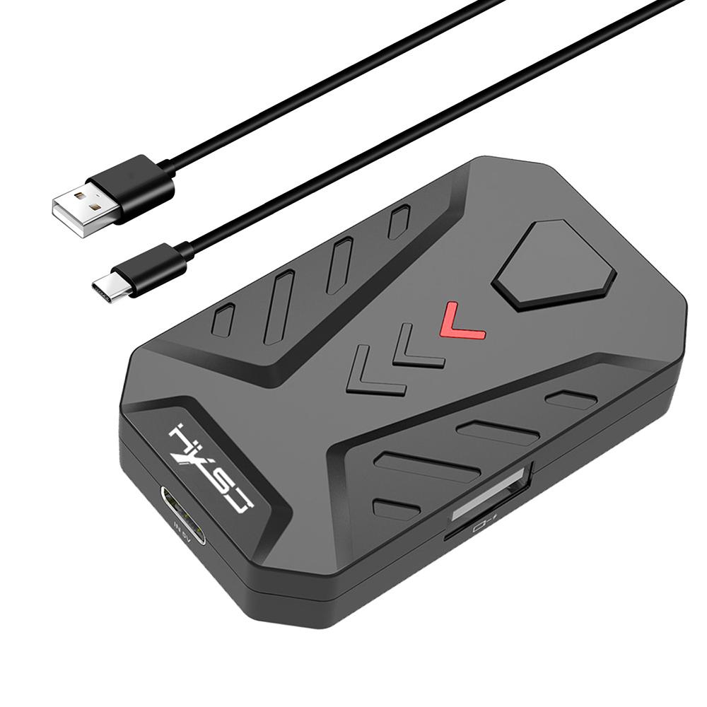 Bộ chuyển đổi bàn phím chuột có dây HXSJ P8 với 3 cổng USB cho Android