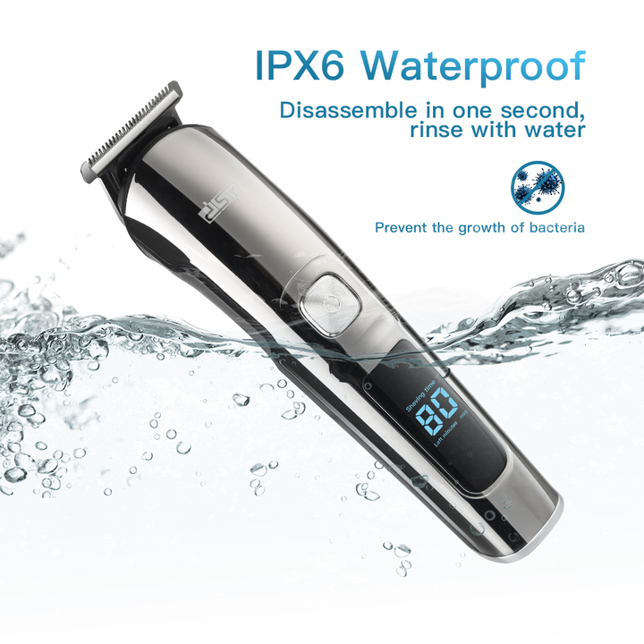 Tông đơ cắt tóc đa năng 11 trong 1 DSP 90350 tích hợp pin sạc, sử dụng không dây, chống nước IPX6 - Hàng Nhập Khẩu