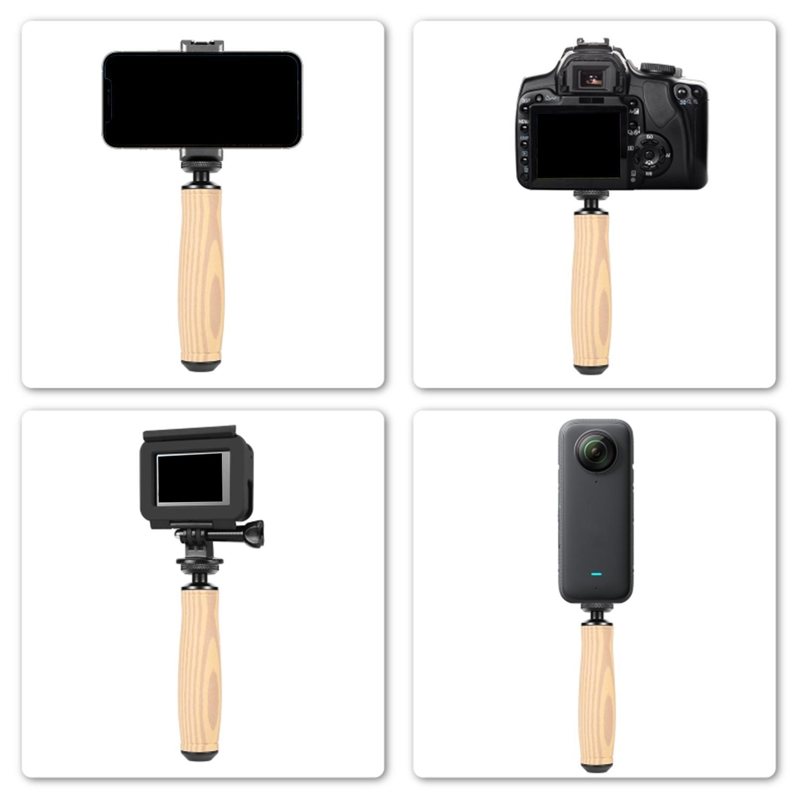 Camera Handle Grip Support Mount for Action Camera Digital Video Camera