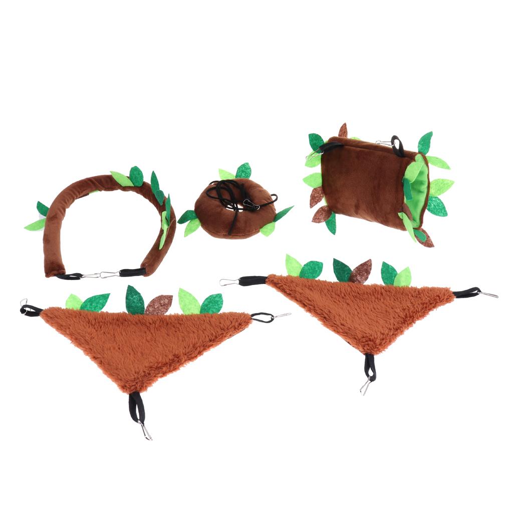 Bird Rope Swing Toys Hanging Cage Hammock Swing Hanging Toy for Parakeets