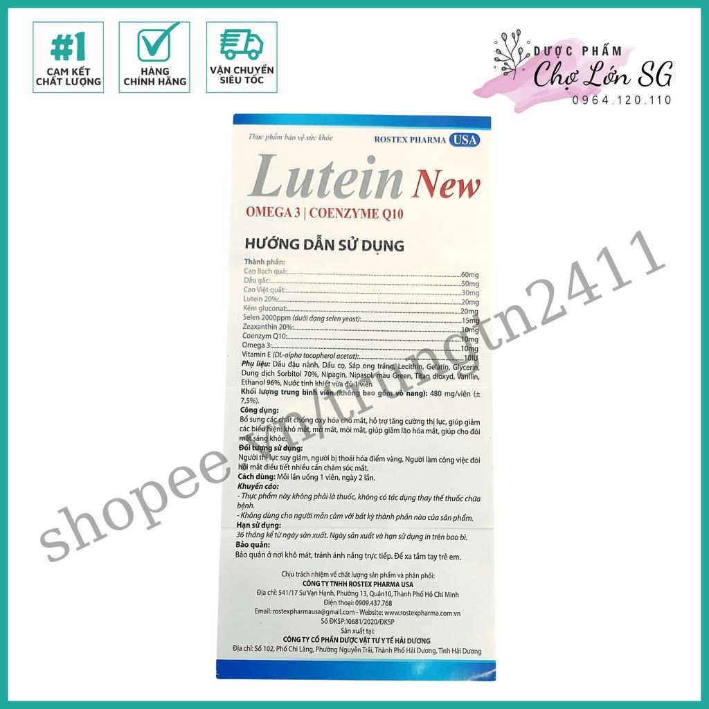 Viên uống bổ mắt LUTEIN NEW tăng cường thị lực - Hộp 30 viên