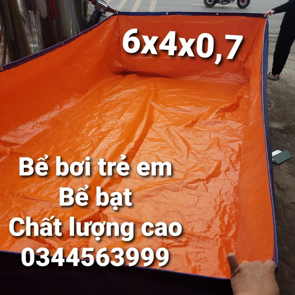 Bể bơi bạt, bể bơi trẻ em ĐỦ KÍCH THƯỚC - bạt 6.4.1