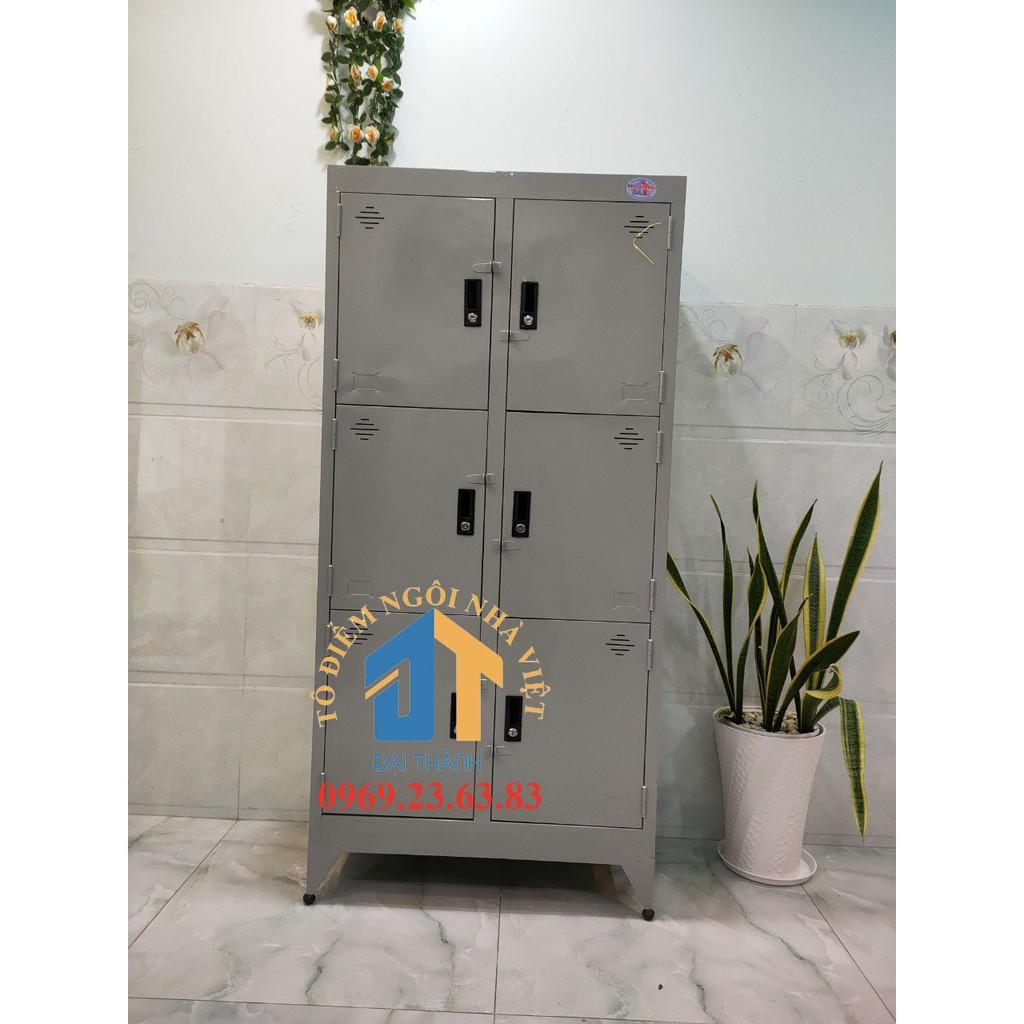 Tủ hồ sơ văn phòng 6 cửa cao 1m8 Đại Thành