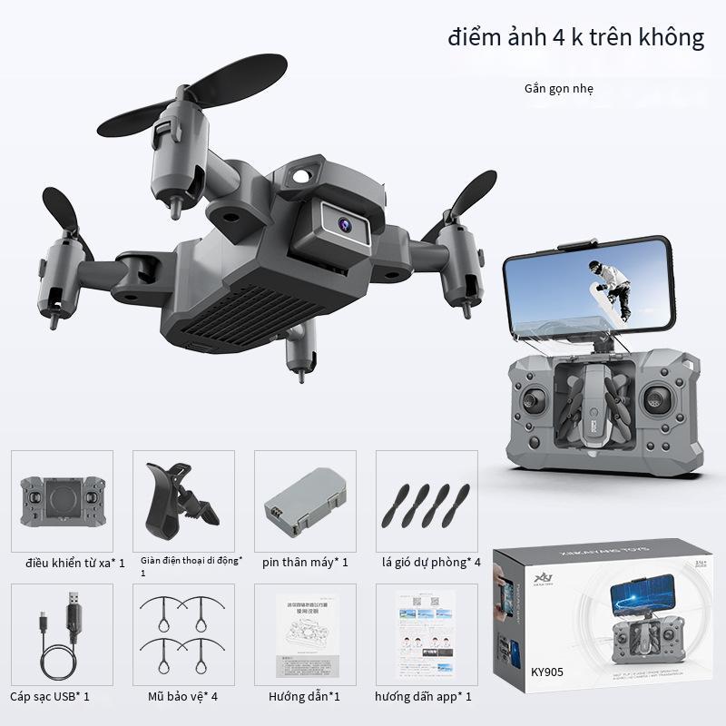 Phong cách mới nhất KY905 gấp máy bay không người lái mini HD chụp ảnh trên không máy bay mini lưu trữ đồ chơi máy bay điều khiển từ xa