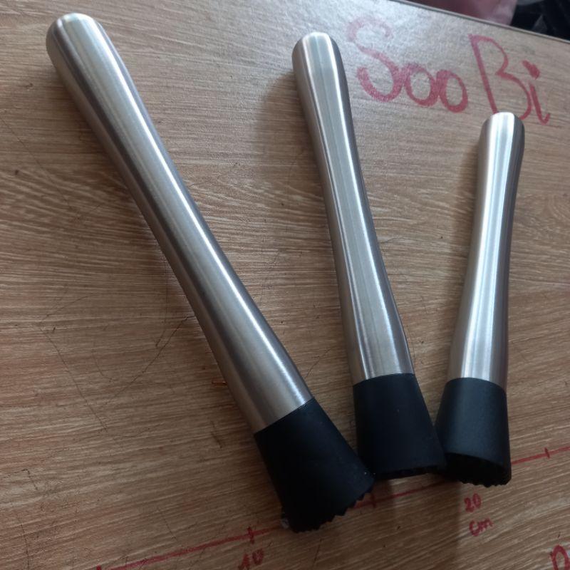 Chày dầm inox chuyên cho quầy bar pha chế trà sữa bartender
