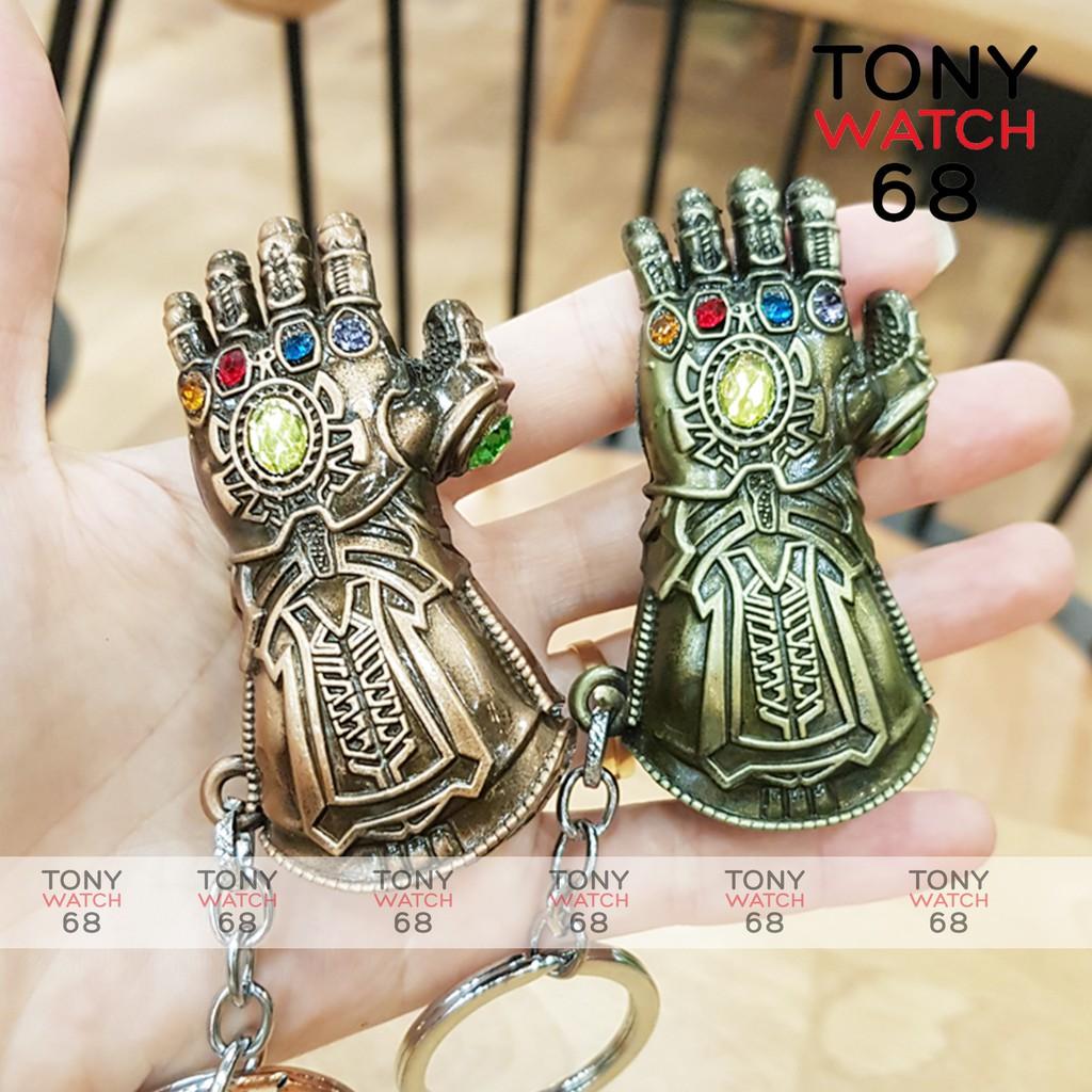 Móc khóa cánh tay Thanos độc lạ trang trí treo khóa xe máy