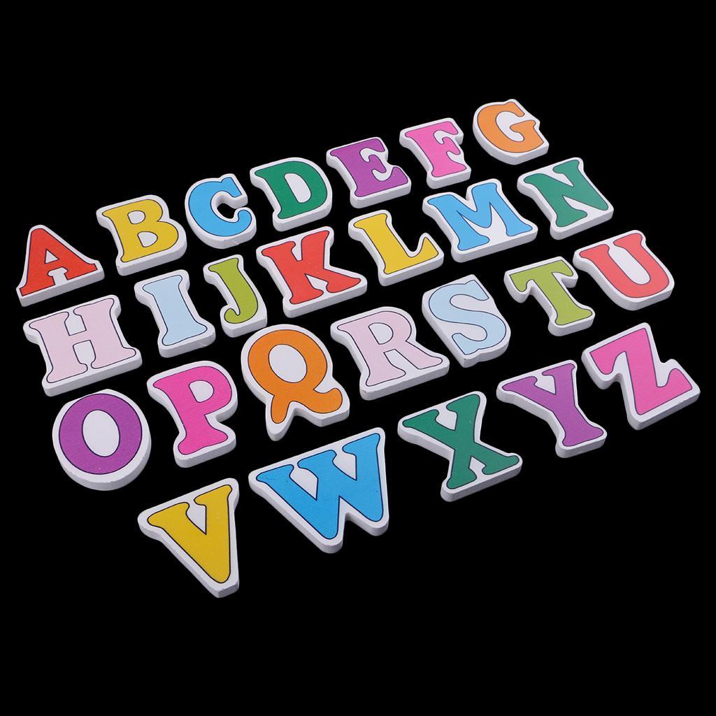 26 Wooden Letters Alphabet Wall/Art/Craft/Kids Learning/Spelling/Decorations