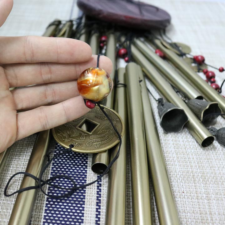 Chuông gió 13 thanh có dây hình chuông - C13