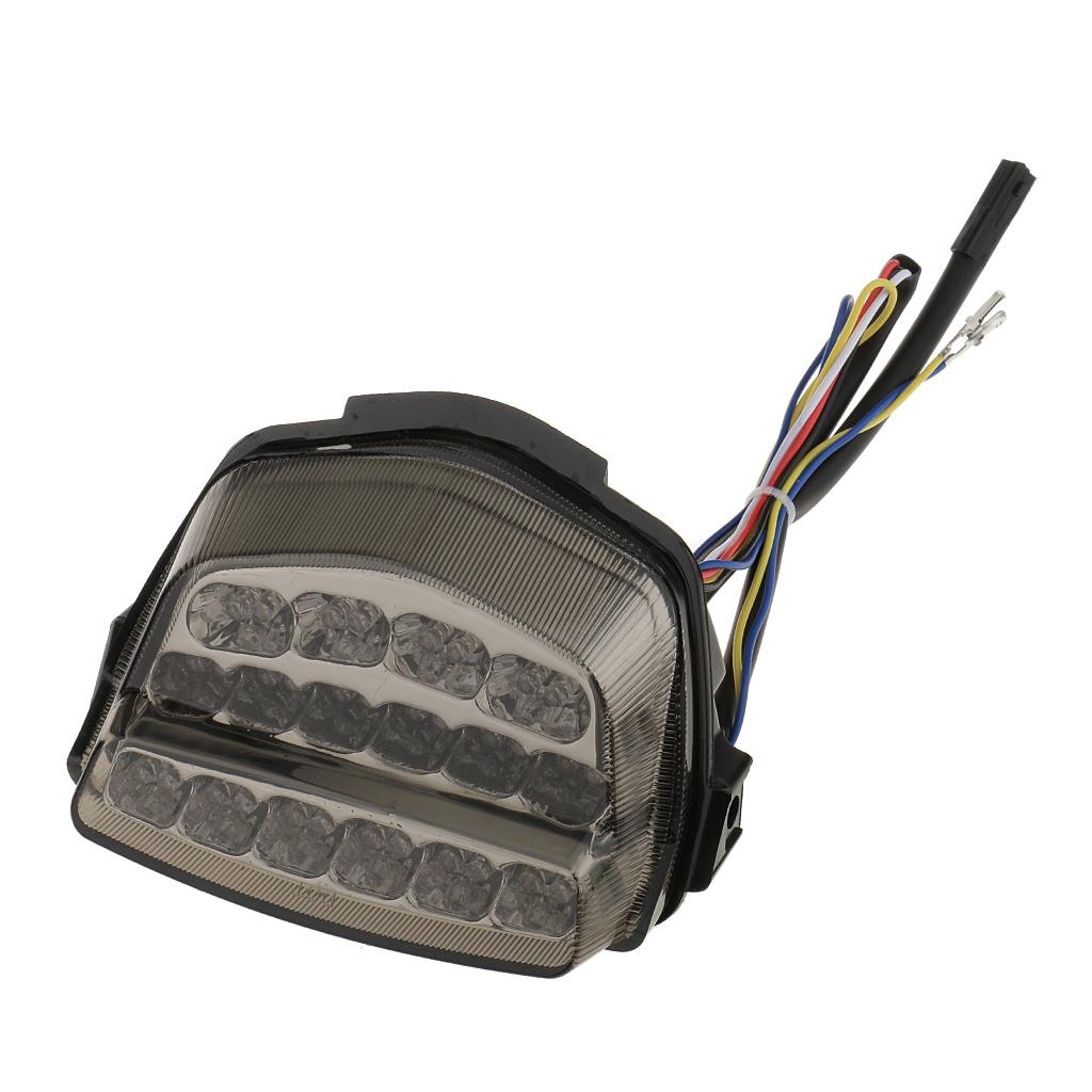 Replacement Smoke Lens Red LED Integrated Tail Light Fits for 2008-2016 Honda CBR 1000RR