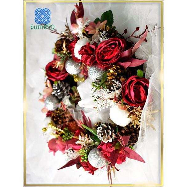Trang Trí Noel Vòng Hoa Treo Cửa