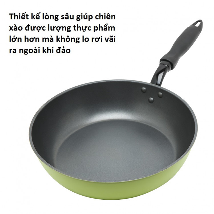 Chảo Chống Dính - Chảo Từ Sâu 5285Gr (28cm) - Hàng Chính Hãng