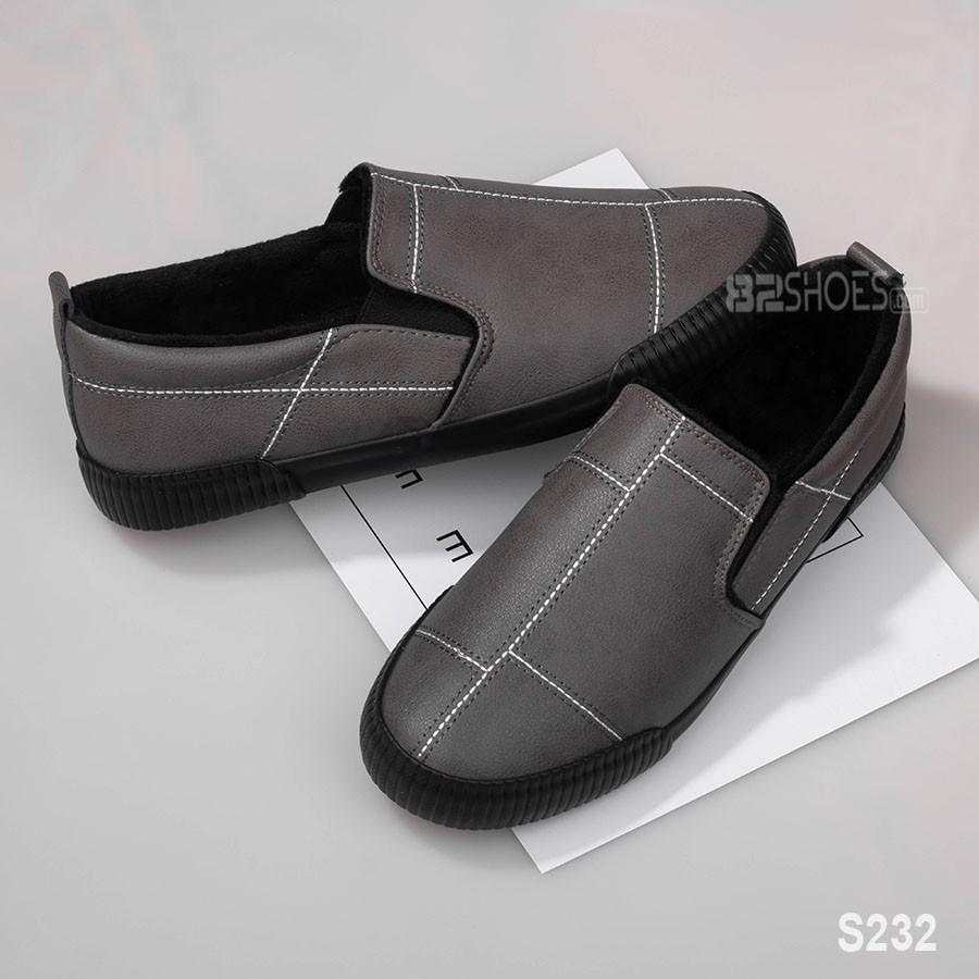  Giày lười nam - Slip on nam da - Mã S232