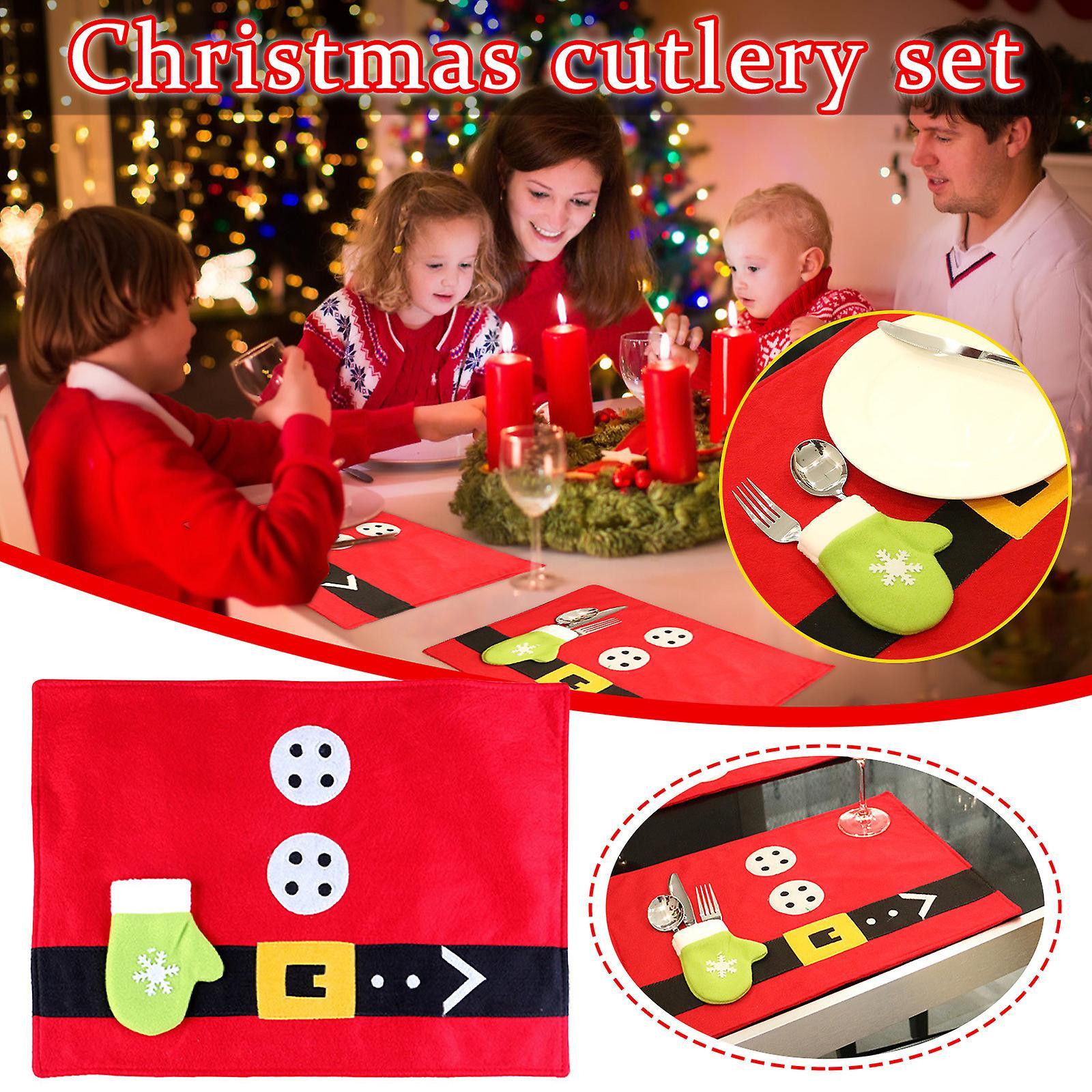 Đồ trang trí Giáng sinh Bộ bàn Giáng sinh được bao phủ Giáng sinh