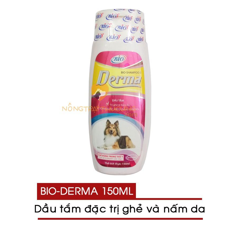 Sữa tắm Bio Derma 150ml cho chó mèo bị ghẻ, viêm da, nấm da