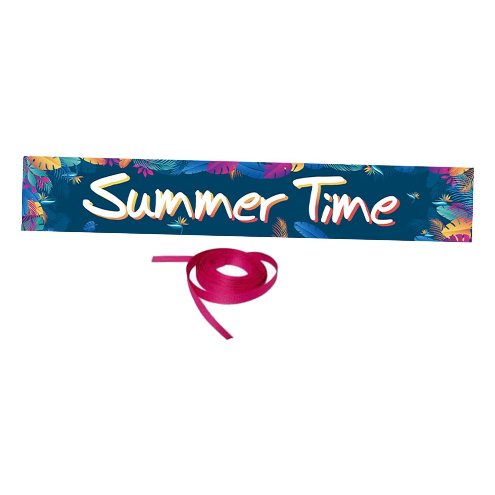 Yard Sign Background Banners Decoration Beach Pool Decoration Door Porch Sign Large Summer Pool Party Background Banners