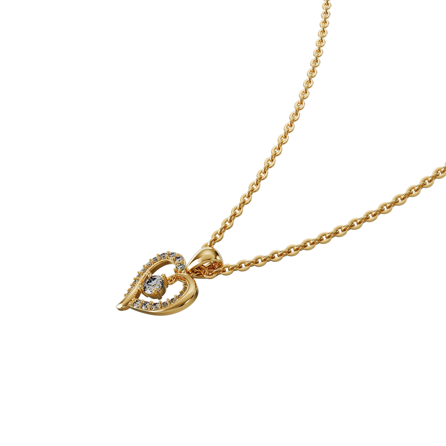 Mặt Dây Chuyền Vàng 14k My Only Baby MDMAMD667 Huy Thanh Jewelry