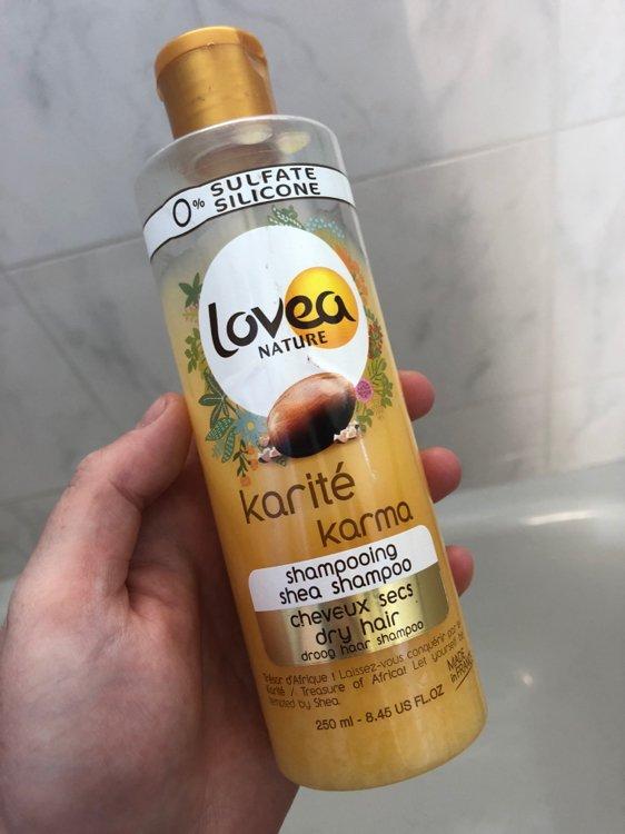 Dầu Gội Dưỡng Tóc Chắc Khoẻ, Phục Hồi Hư Tổn từ Bơ Hạt Mỡ LOVEA Karité Karma Shampooing 250ml