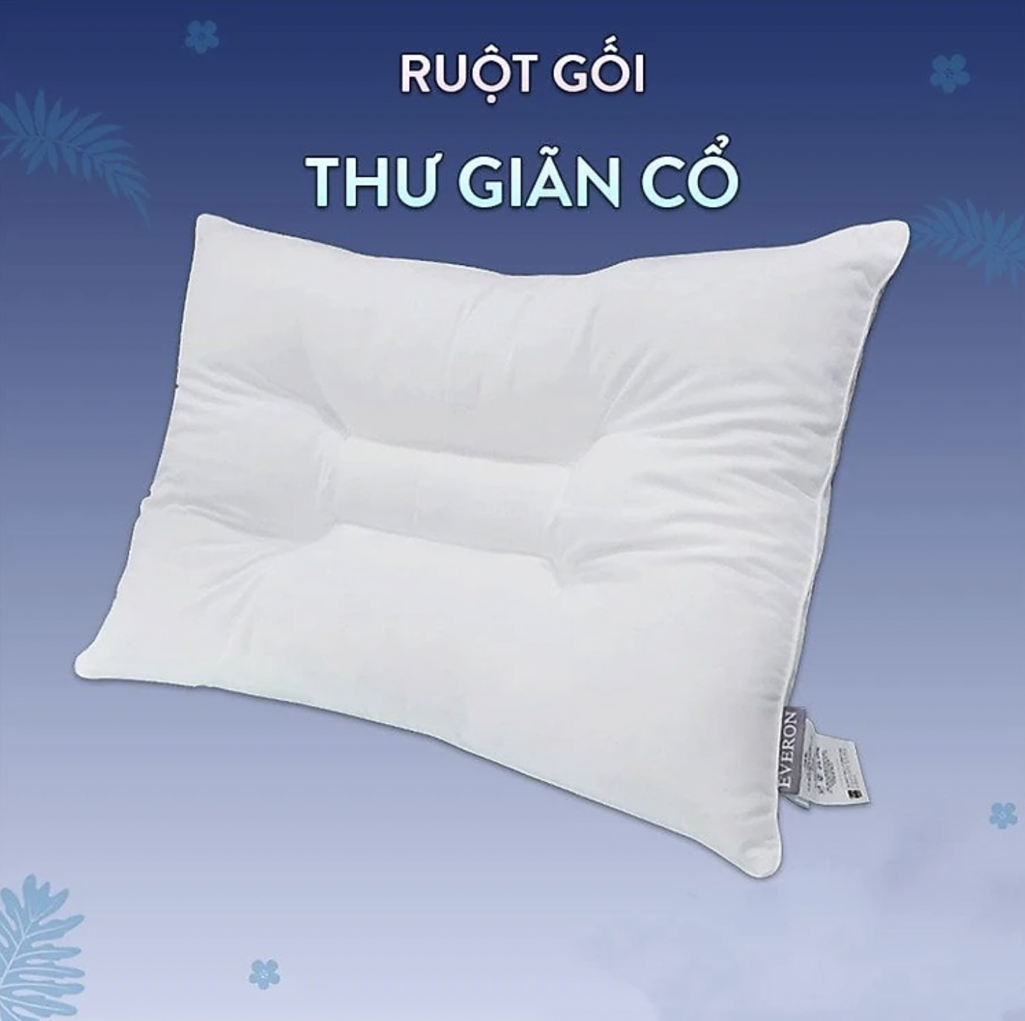 Ruột gối đầu thư giãn cổ 45*65cm EVERON (1 cái)