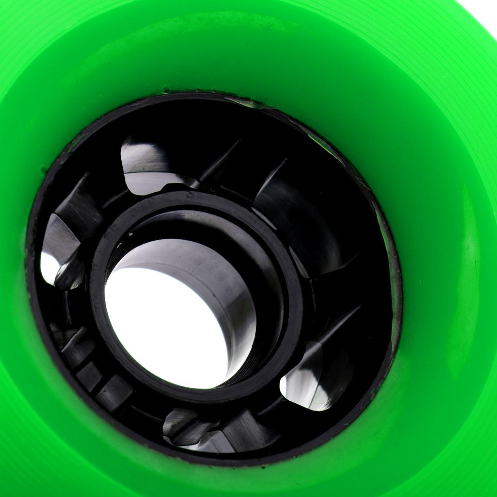 New Solid Cruiser Longboard Skateboard PU Wheel Standard 90*52mm High Elastic Shock Absorb