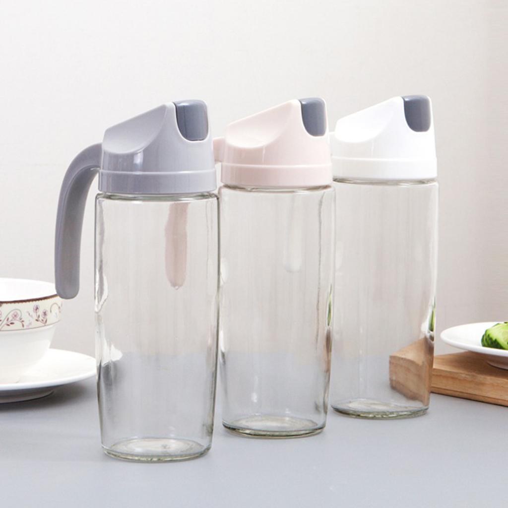 3pack Oil Liquor Dispenser Bottle Auto Flip Top Stopper 300/600/630mml