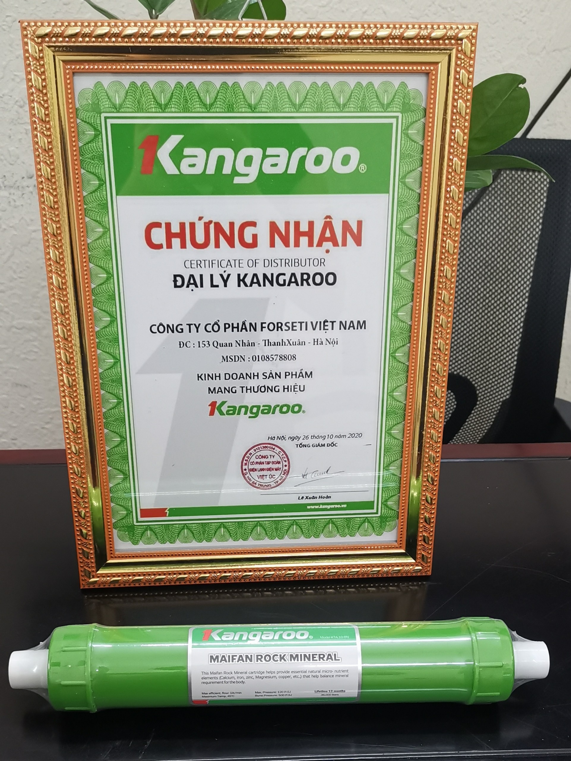 HÀNG CHÍNH HÃNG - Combo 3 lõi lọc nước Kangaroo - 789