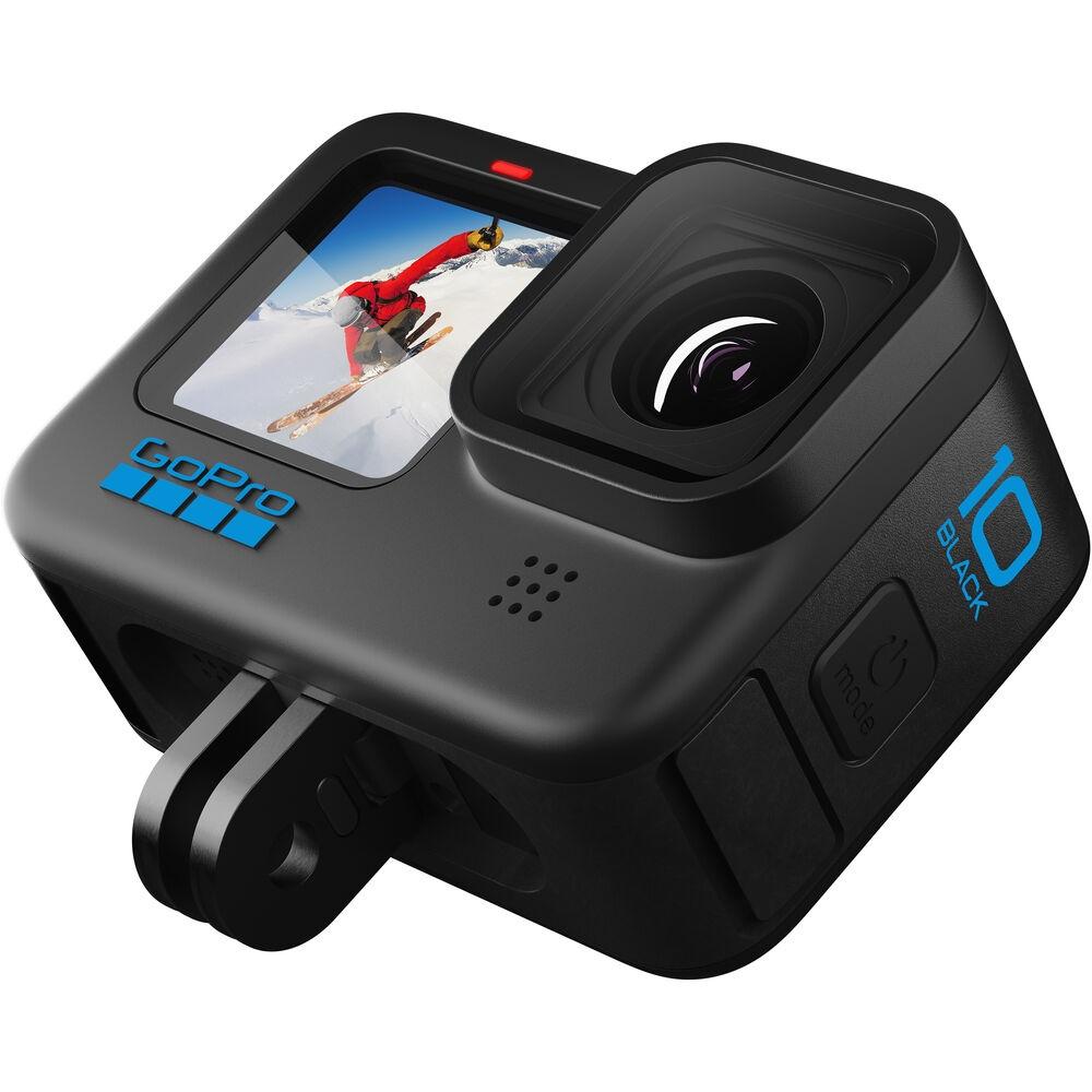 Máy Quay GoPro HERO10 Black Bundle (Magnetic Swivel Clip, 2 Pin, Shorty Grip) (Hàng Chính Hãng)