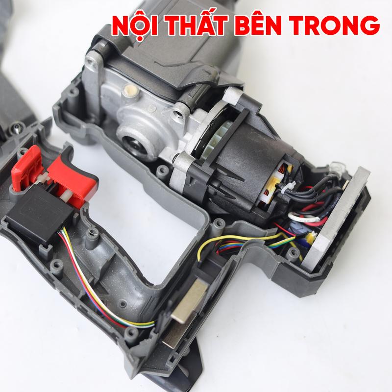 Máy Khoan Đục Bê Tông 3 Chức Năng Dùng Pin 21V Workfix - WF-RH2203PRO - MÀU XÁM - Có Anti-kickback - Chân Pin Phổ thông 2 Pin 21V/6Ah - Động Cơ Từ Lõi Đồng