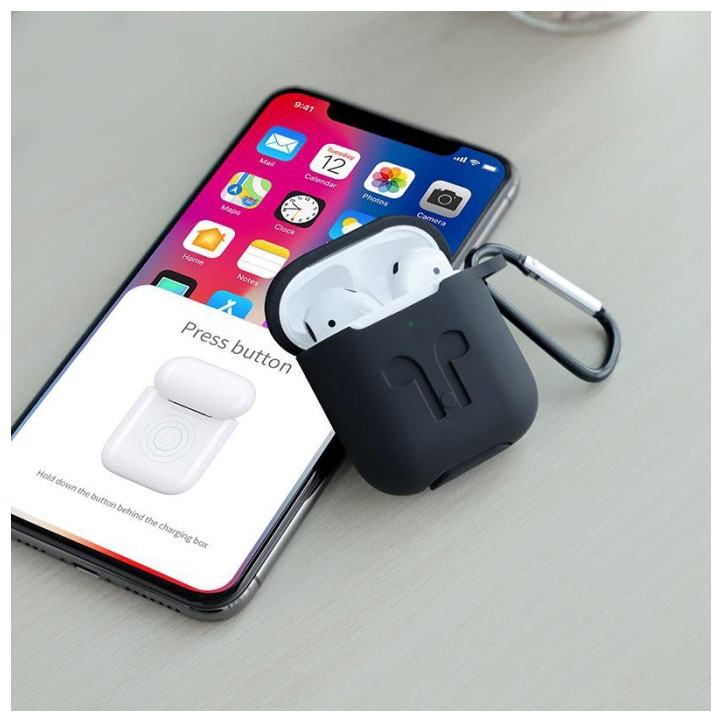 Tai Nghe Bluetooth Cảm Ứng 2 Bên TWS V5.0 Có Mic Hoco ES32 dock sạc không dây - Hàng nhập khẩu