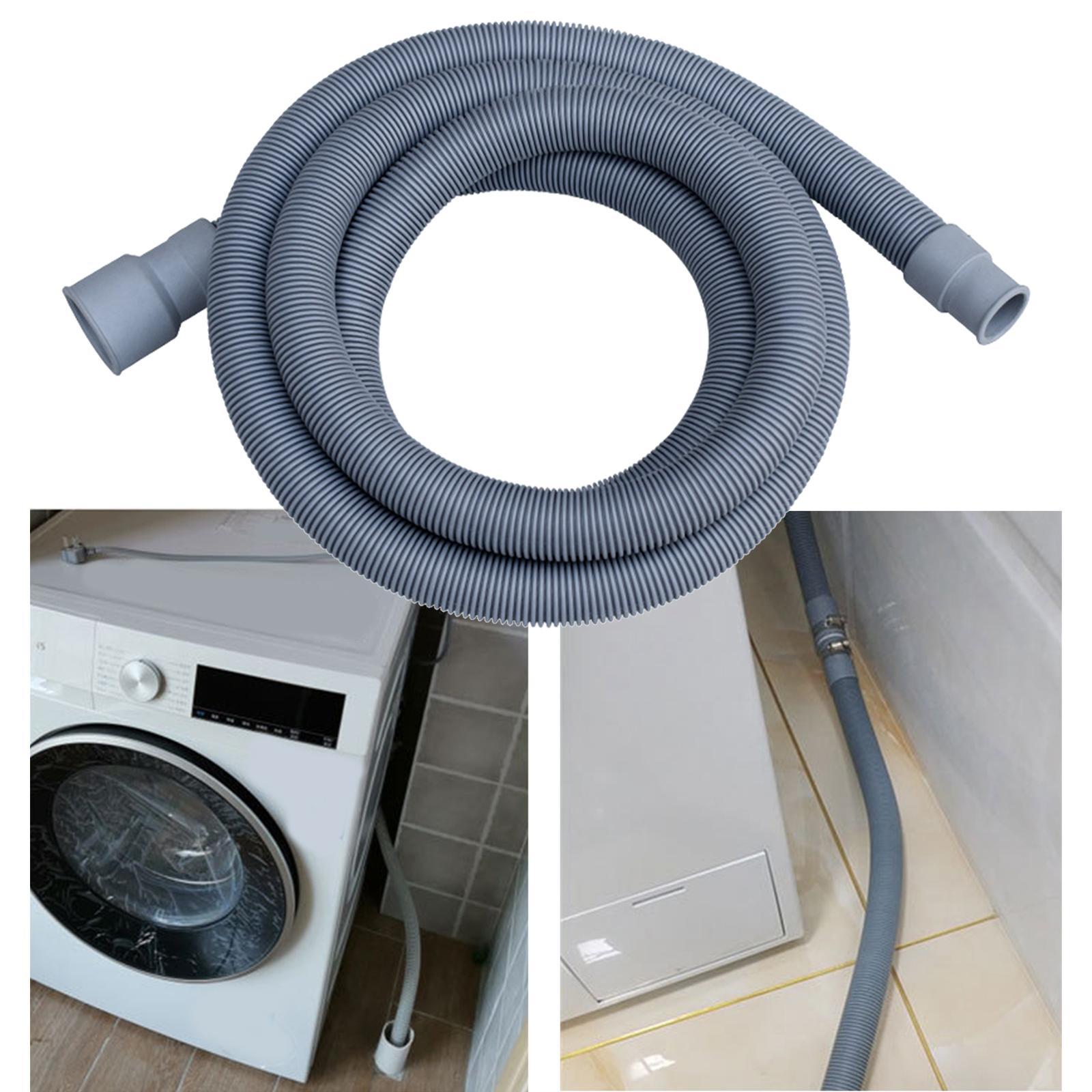 Washing Machine Drain Hose Flexible Universal Fit Replacement Accessory 1m