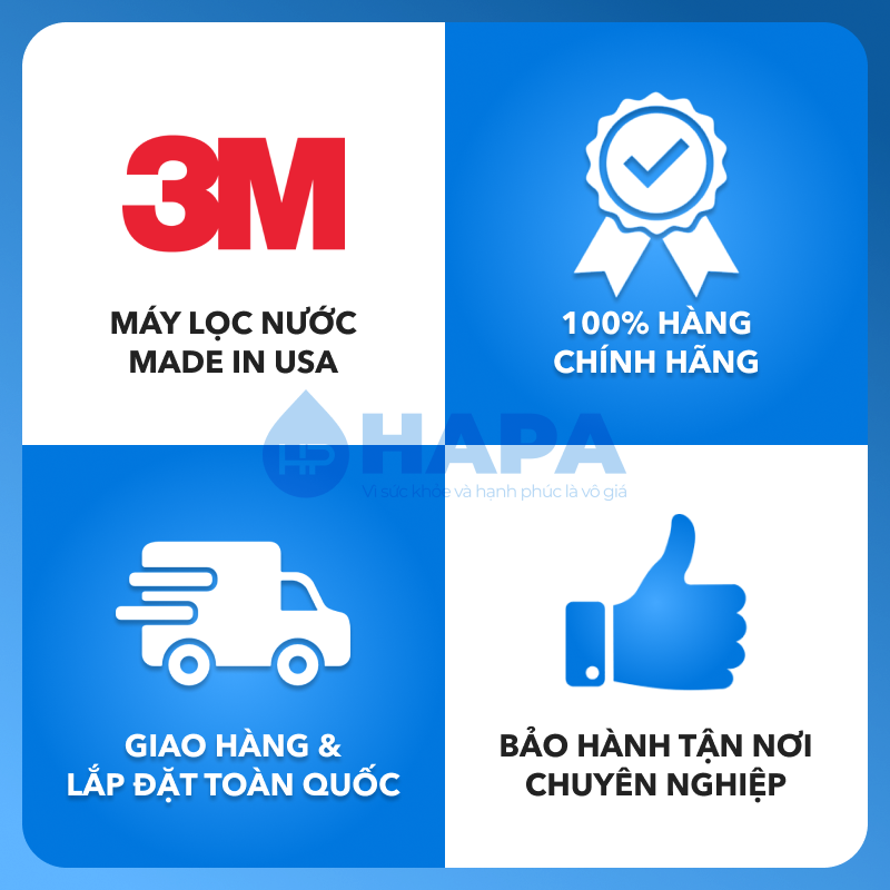 Máy Lọc Nước Đầu Nguồn 3M AP11T-420 Sinh Hoạt Gia Đình Căn Hộ Chung Cư Nhà Phố - Hàng Chính Hãng 3M Mỹ