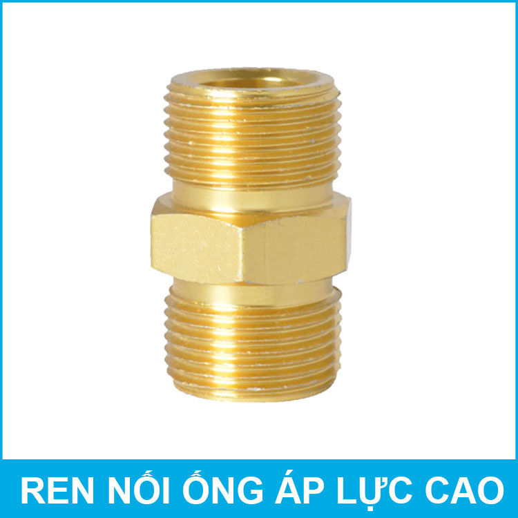 Ren nối ống dây áp lực cao ren 22mm