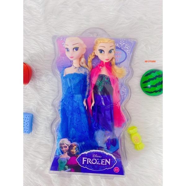 ️Hộp Bộ 2 Búp Bê Công Chúa Elsa, Anna Frozen Có 11 Khớp Nối Siêu Xinh Xắn Đồ Chơi Bé Gái