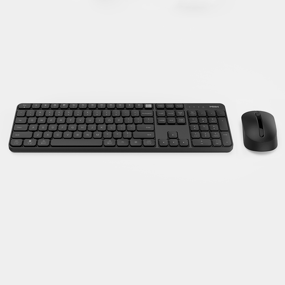 Bộ bàn phím & chuột không dây Xiaomi Ecological Chain MIIIW 104 Phím 2.4GHz Bàn phím USB Chuột thiết kế chống trượt cho văn phòng
