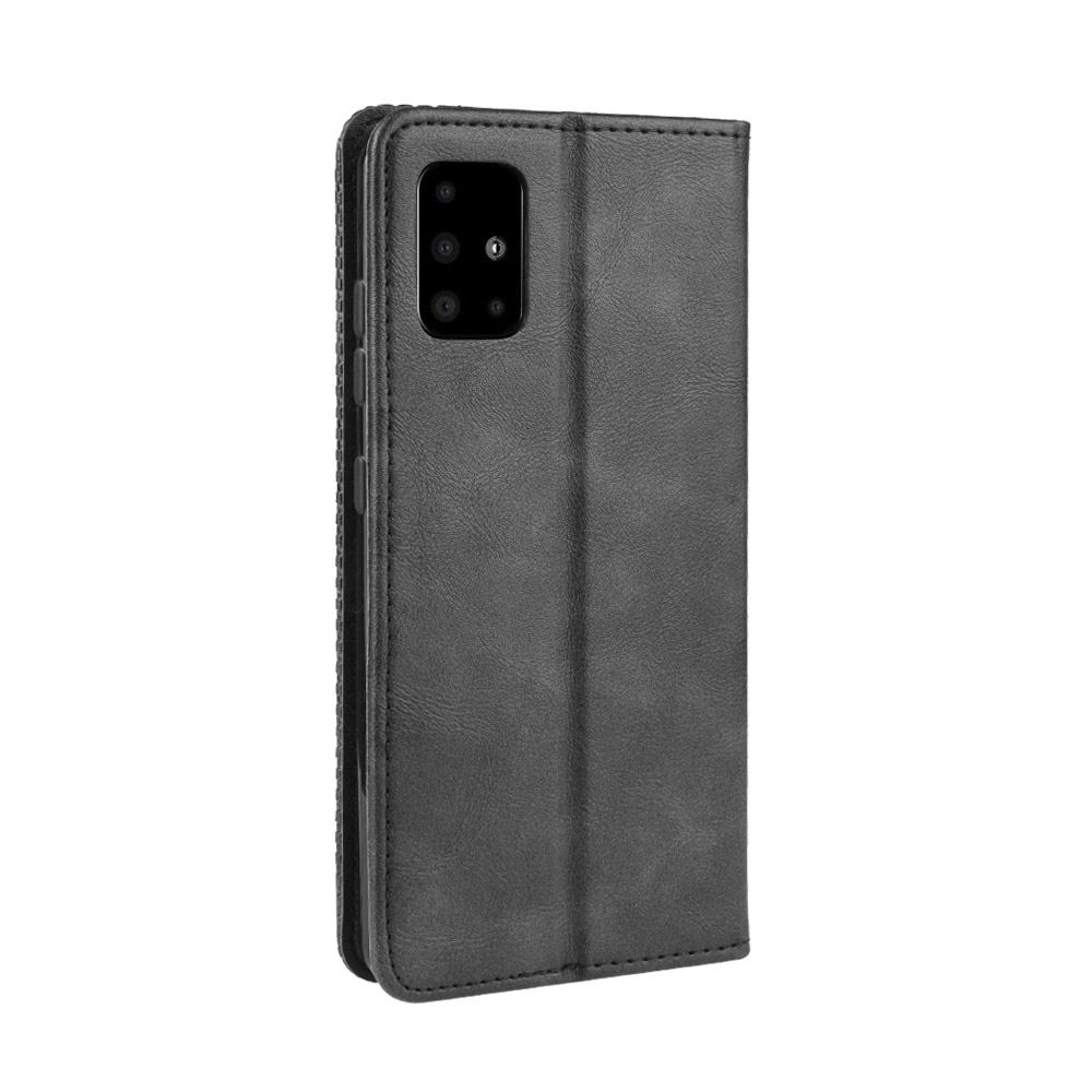 Bao da dạng ví, nam châm dành cho Samsung Galaxy A71 Luxury Leather Case - Hàng nhập khẩu